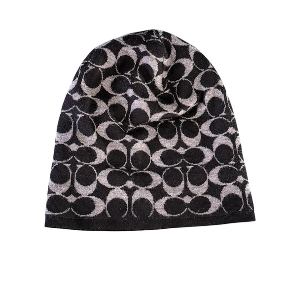 Coach Reversible Beanie Toque Winter - Picture 1 of 7
